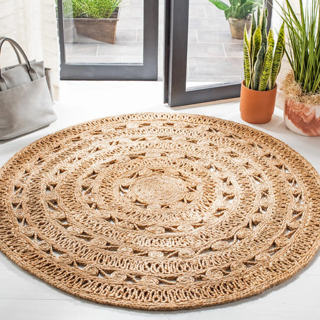 Safavieh Natural Fiber 3'-0" x 3'-0" Rug in Natural