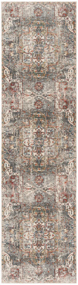 Safavieh Vintage Persian 2'-2" x 12'-0" Rug in Charcoal / Olive