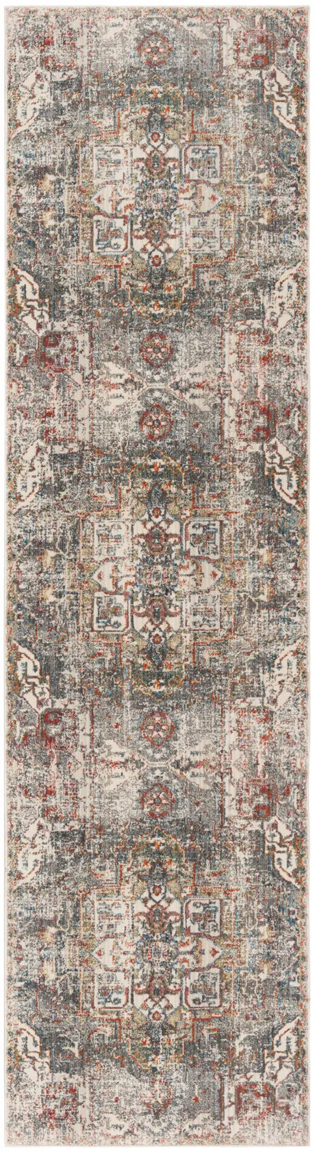 Safavieh Vintage Persian 2'-2" x 12'-0" Rug in Charcoal / Olive