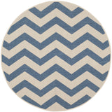 Safavieh Courtyard 4'-0" x 4'-0" Rug in Blue / Beige
