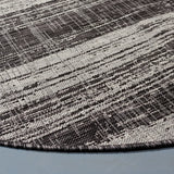 Safavieh Courtyard 6'-7" x 6'-7" Rug in Black / Grey