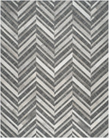 Safavieh Studio Leather 8'-0" x 10'-0" Rug in Ivory / Dark Grey