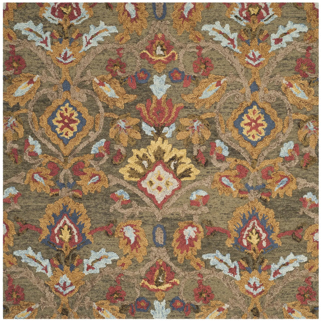 Safavieh Blossom 6'-0" x 6'-0" Rug in Green / Multi