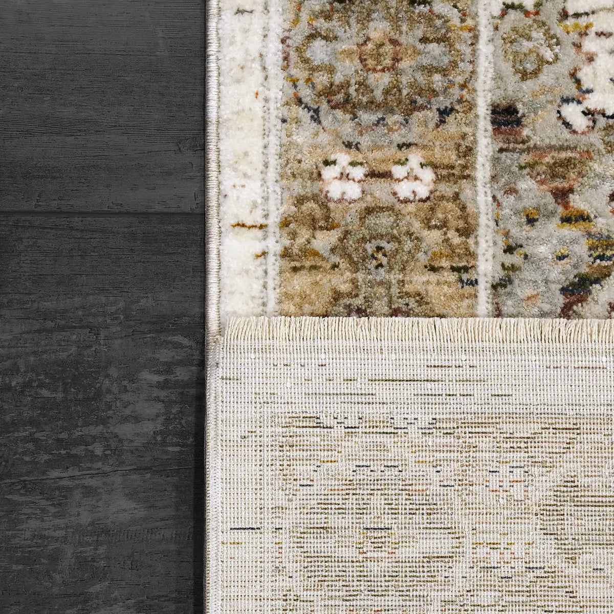Dynamic Rugs Octo 6903 Taupe/Multi Rug - Corner