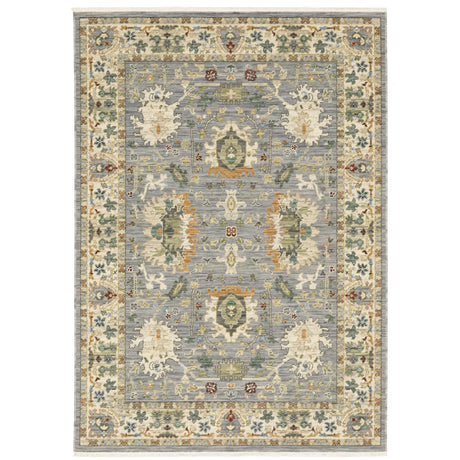 Oriental Weavers Lucca 2063L Blue/ Multi Rug - main flat