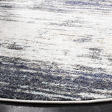 Safavieh Adirondack 6'-0" x 6'-0" Rug in Light Grey / Black