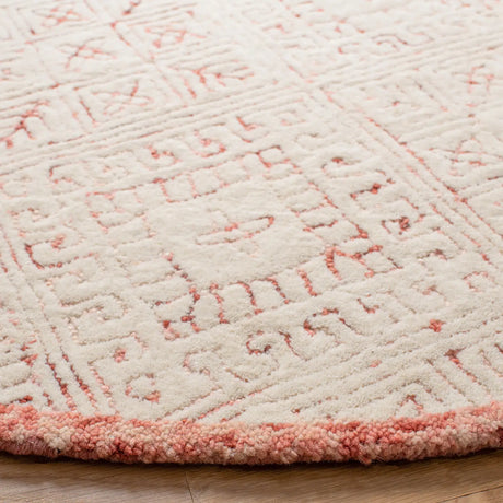 Safavieh Glamour 6'-0" x 6'-0" Rug in Pink / Ivory
