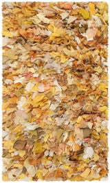 Safavieh Rio Shag 2'-6" x 4'-0" Rug in Gold / Multi