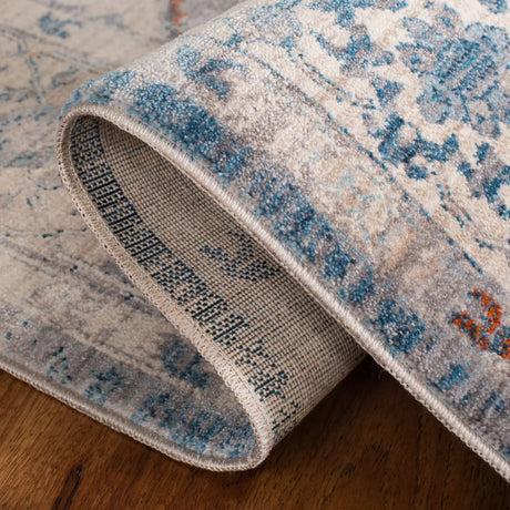 Safavieh Vintage Persian 4'-0" x 6'-0" Rug in Grey / Blue