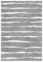 Safavieh Venus Shag 600 4'-0" x 6'-0" Rug in Grey / Ivory
