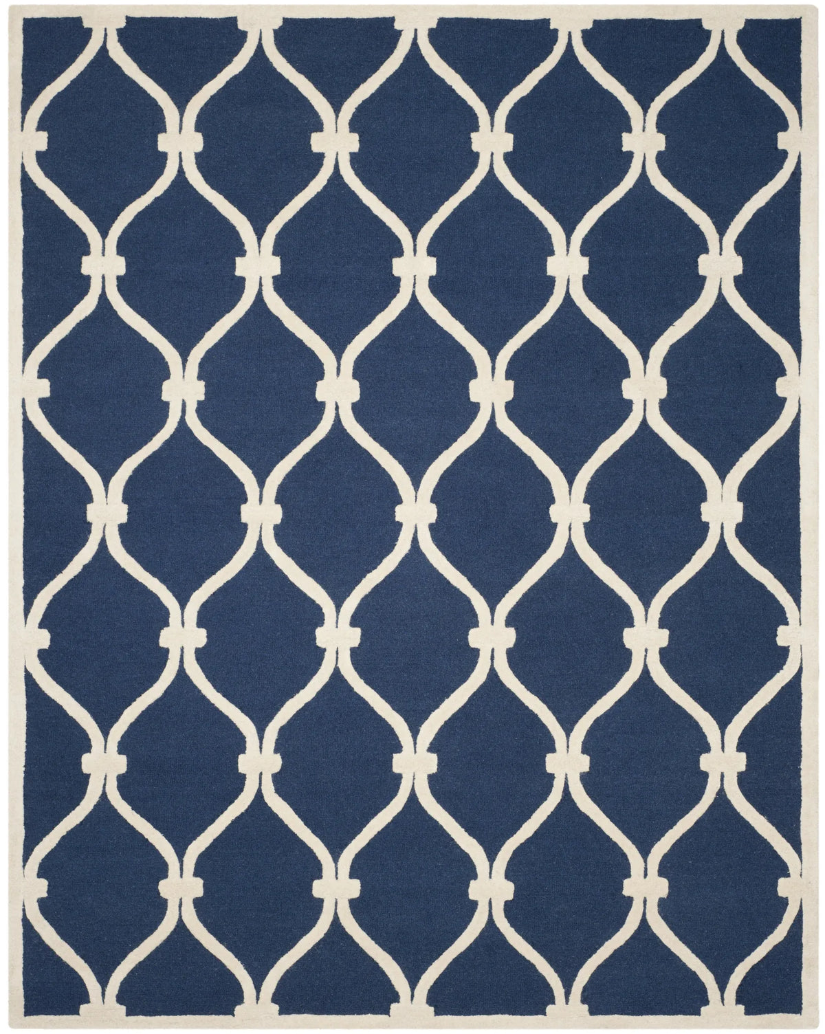 Safavieh Cambridge 10'-0" x 14'-0" Rug in Navy / Ivory