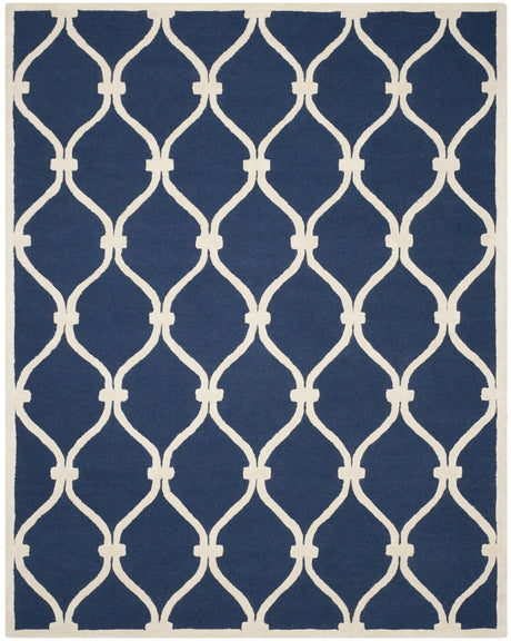 Safavieh Cambridge 10'-0" x 14'-0" Rug in Navy / Ivory
