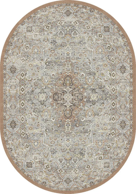 Dynamic Rugs Ancient Garden 57275 Beige/Multi Rug - Oval