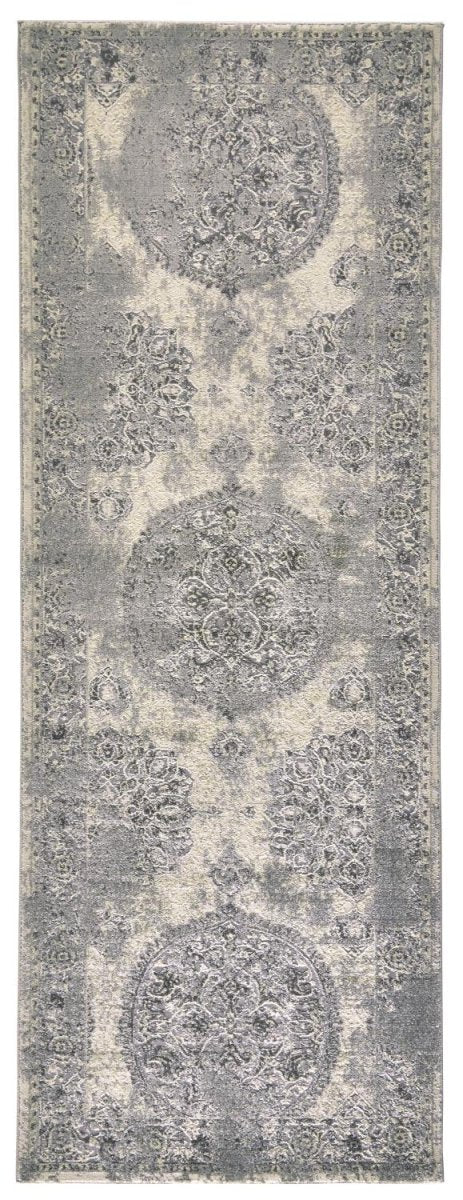 Feizy Akhari 3684F Gray/Beige Rugs.