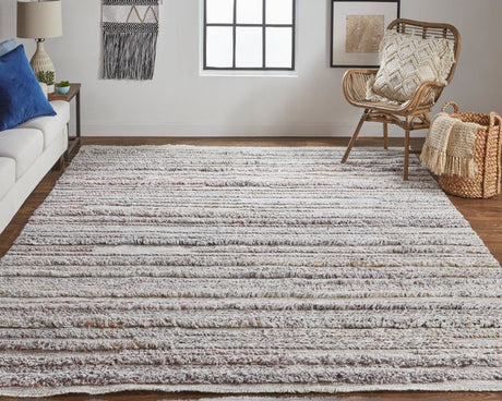 Feizy Alden 8637F Gray Rugs.