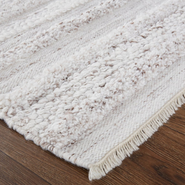 Feizy Alden 8637F Ivory/Brown Rugs.