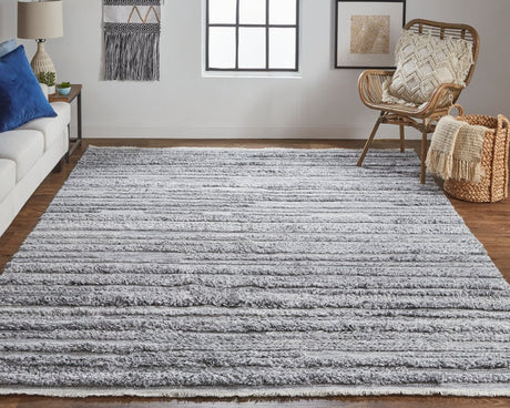 Feizy Alden 8637F Ivory/Gray Rugs.