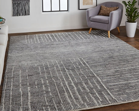 Feizy Alford 6913F Charcoal Rug - Feizy - alf6913fchl000p00