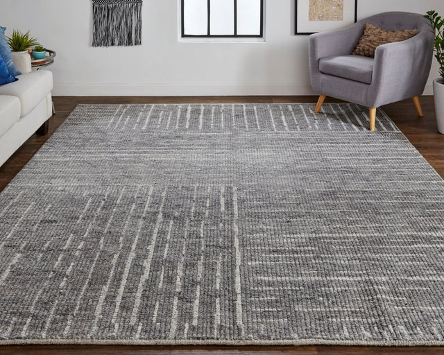 Feizy Alford 6913F Charcoal Rug.