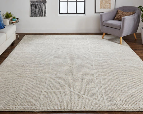 Feizy Alford 6921F Ivory/Beige Rug - Feizy - alf6921fivybgep00