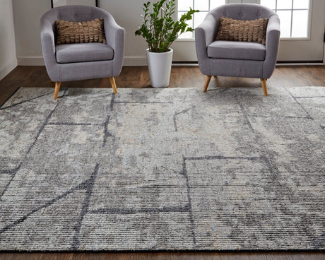 Feizy Alford 6925F Gray/Charcoal Rug - Feizy - alf6925fgrychlp00