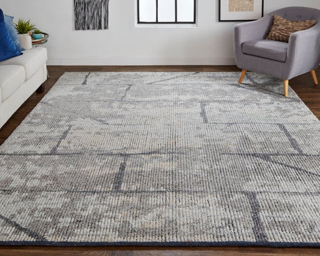 Feizy Alford 6925F Gray/Charcoal Rug - Feizy - alf6925fgrychlp00