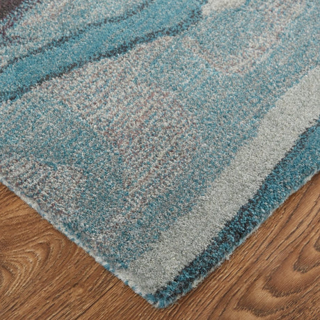 Feizy Amira 8634F Teal/Red Rugs.