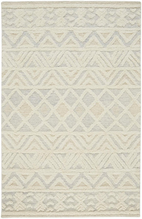 Feizy Anica 8005F Ivory/Blue Rugs.