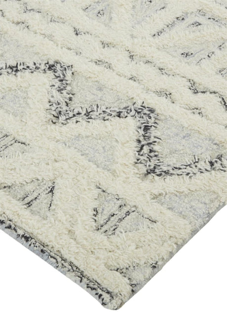 Feizy Anica 8007F Ivory/Blue Rugs.