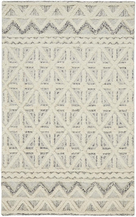 Feizy Anica 8007F Ivory/Blue Rugs.