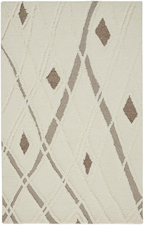 Feizy Anica 8008F Ivory/Beige Rugs.