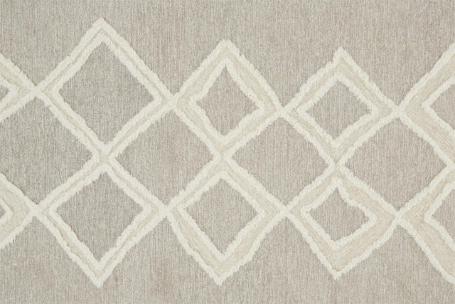 Feizy Anica 8009F Taupe/Ivory Rugs.