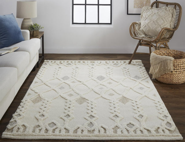 Feizy Anica 8011F Ivory/Tan Rugs.