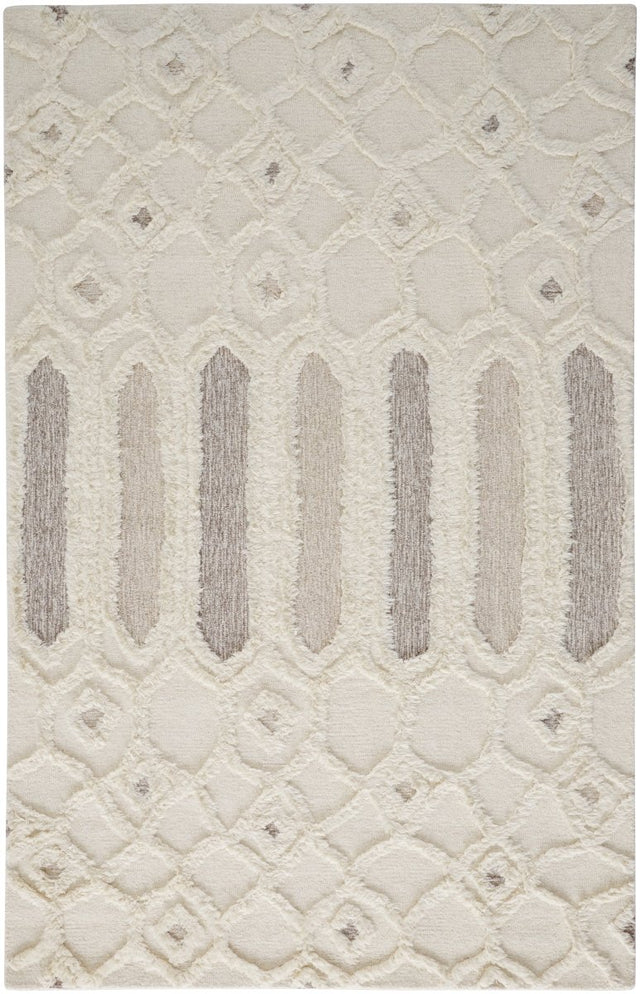 Feizy Anica 8013F Ivory/Taupe Rugs.