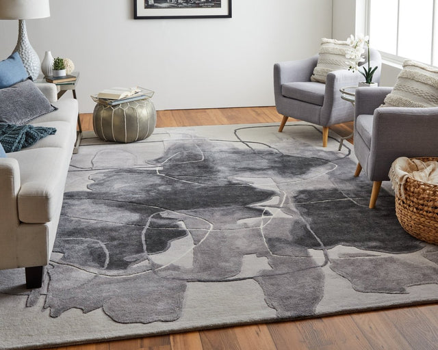 Feizy Anya Any8885F Ivory/Gray/Taupe Rug.