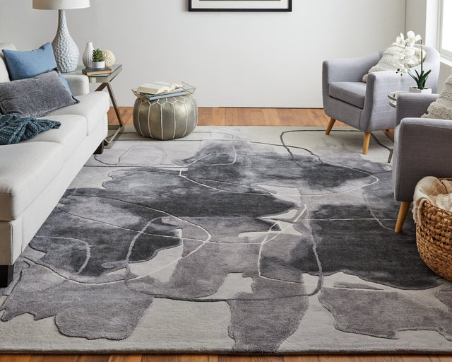 Feizy Anya Any8885F Ivory/Gray/Taupe Rug.