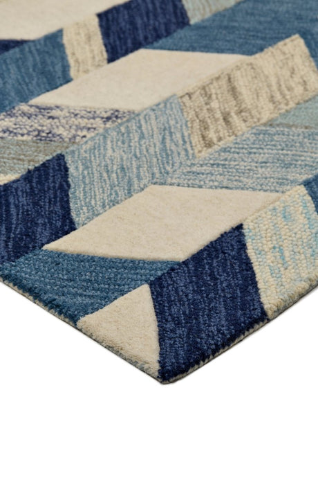 Feizy Arazad 8446F Ivory/Blue Rugs.