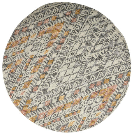 Feizy Arazad 8476F Gray/Orange Rugs.