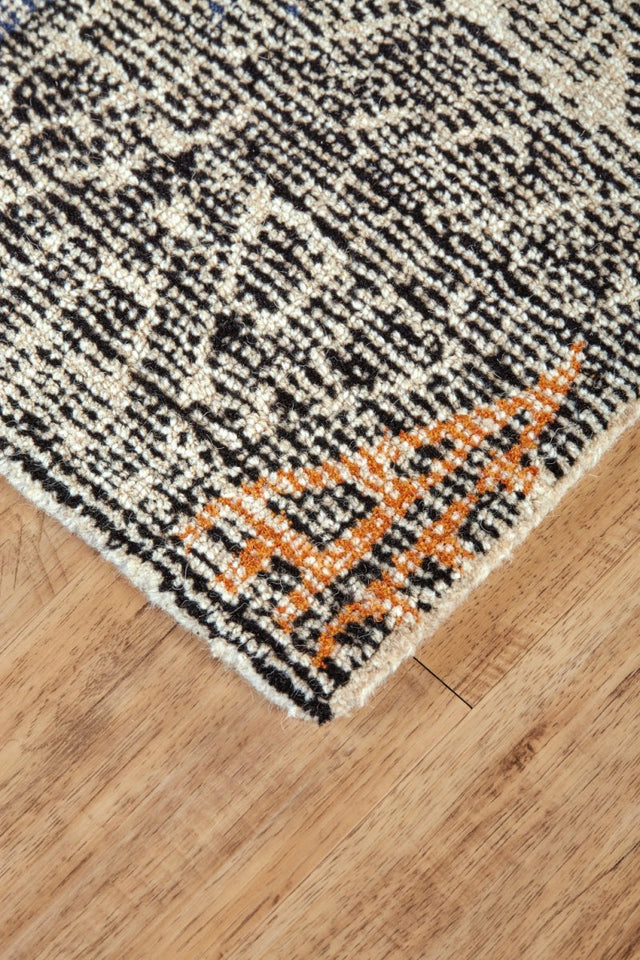 Feizy Arazad 8479F Black/Ivory Rugs.