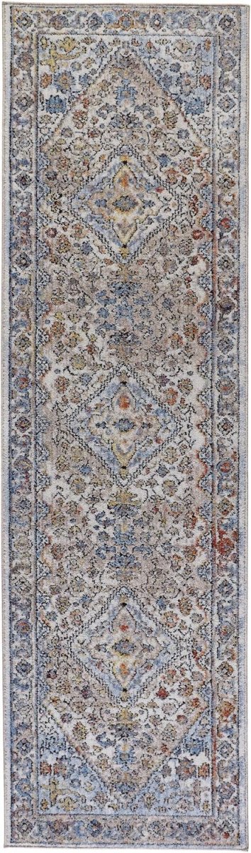 Feizy Armant 3905F Gray/Blue Rugs.