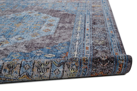 Feizy Armant 3912F Blue/Gray Rugs.