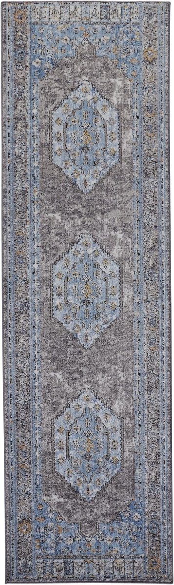 Feizy Armant 3912F Blue/Gray Rugs.