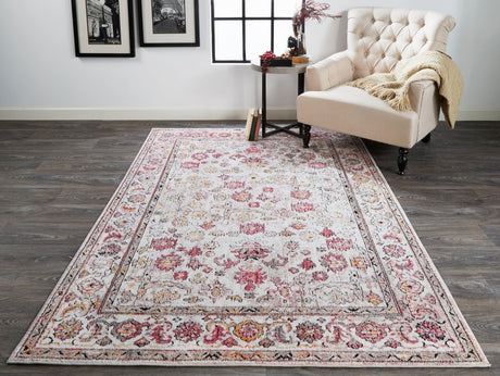 Feizy Armant 3945F Pink/Gray Rugs.