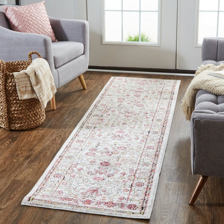 Feizy Armant 3945F Pink/Gray Rugs.