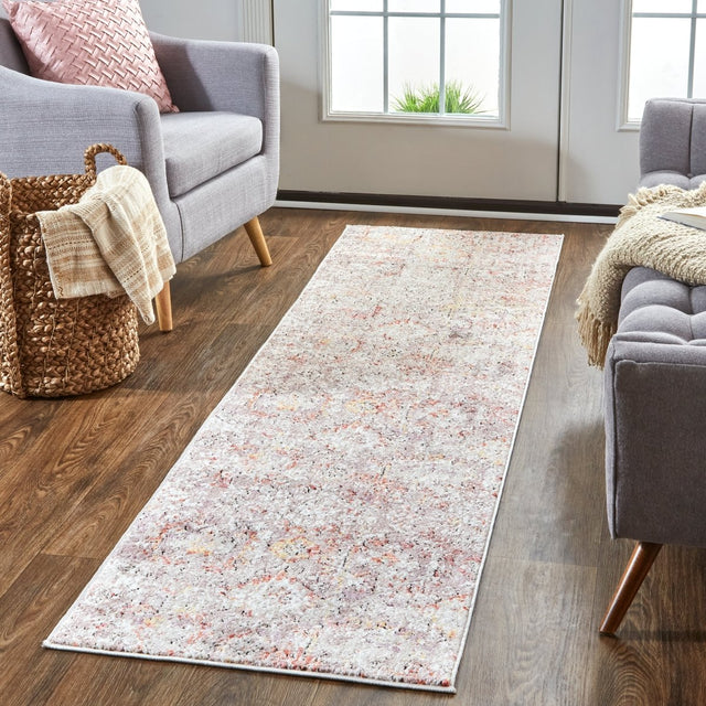 Feizy Armant 3946F Pink/Gray Rugs.