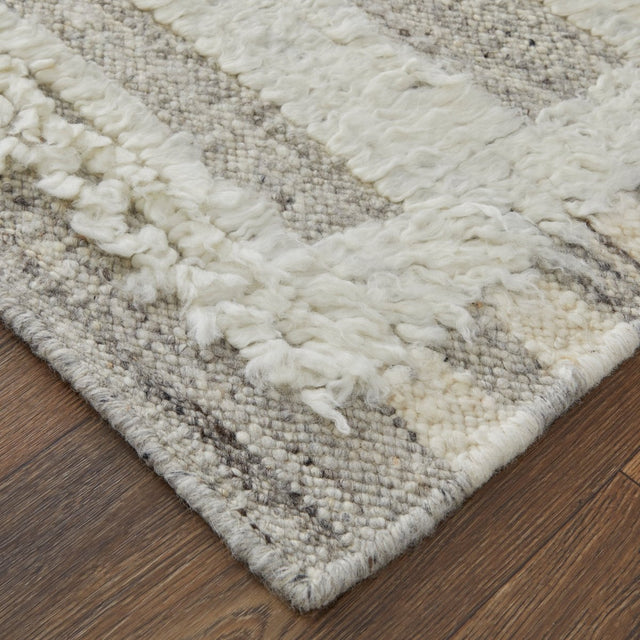 Feizy Ashby Ash8909F Gray/Ivory Rug.