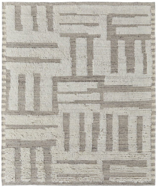 Feizy Ashby Ash8909F Gray/Ivory Rug.