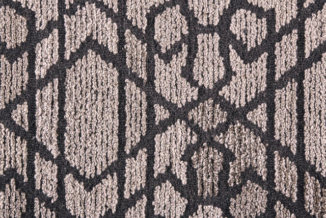 Feizy Asher 8766F Gray/Black Rugs.