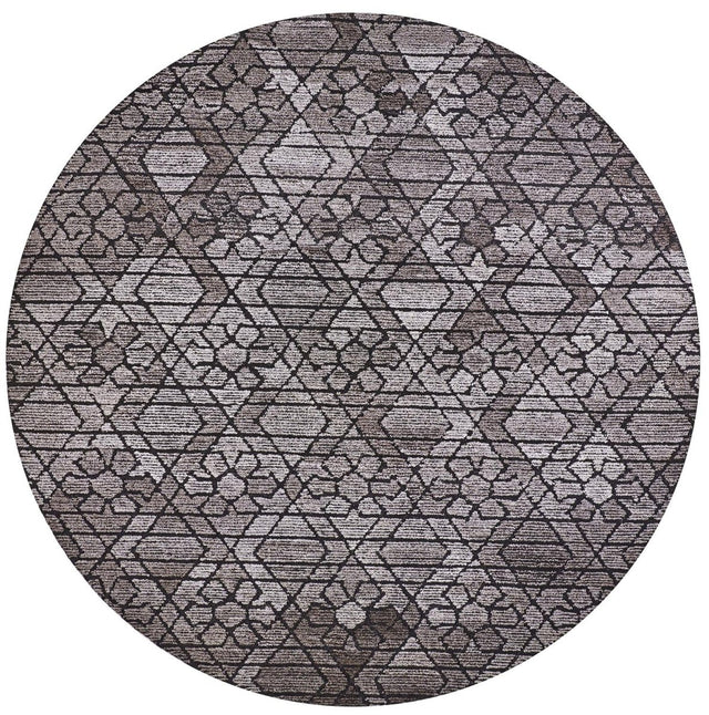 Feizy Asher 8766F Gray/Black Rugs.