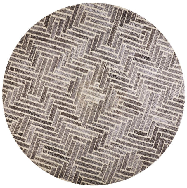 Feizy Asher 8768F Gray/Ivory Rugs.